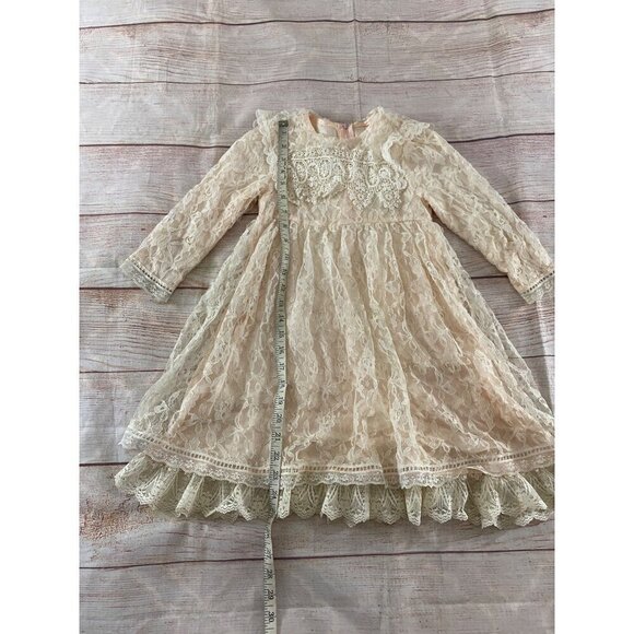 Vintage Gunne Sax By Jessica McClintock Toddlers Dress - 5 - Picture 5 of 16